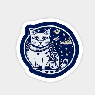 Pipa, The Cute White Cat Sticker